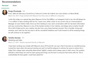 linkedin-profile-recommendation